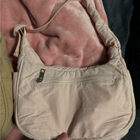 Westbronco Elegant Pink and khaki  Quilted Shoulder Bag and wallets - Picture 3 of 8